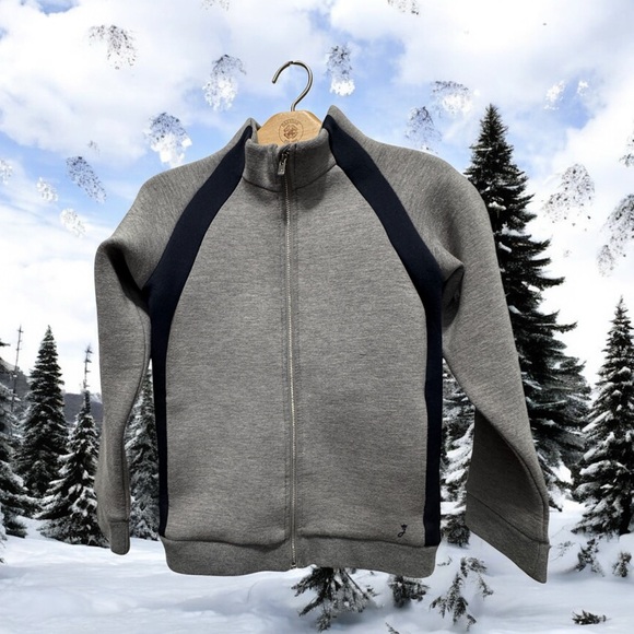 jacadi Other - Jacadi Gray and navy Zip-Up Jacket size 8A/128cm Paris